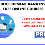 Asian Development Bank Institute Free Courses