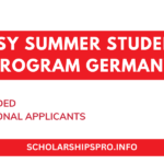 DESY SUMMER STUDENT PROGRAM GERMANY