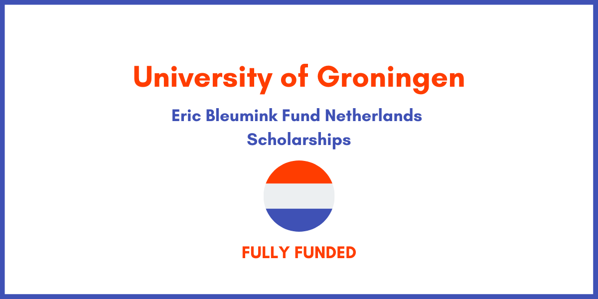 University Of Groningen Scholarships