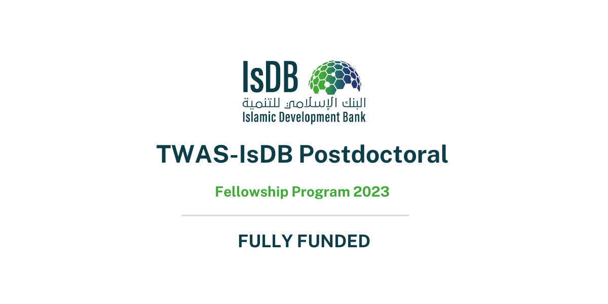 TWAS-IsDB Postdoctoral Fellowship Program