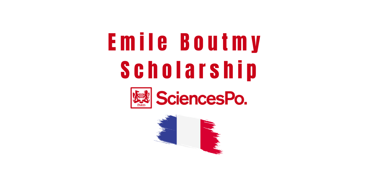 Emile Boutmy Scholarship