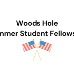 Woods Hole Summer Student Fellowship