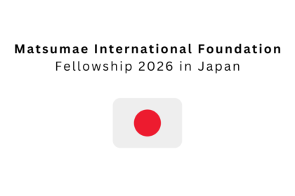 for Matsumae International Foundation Fellowship 2026 in Japan