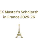 IDEX Master’s Scholarship in France 2025-26