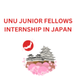 UNU JUNIOR FELLOWS INTERNSHIP IN JAPAN