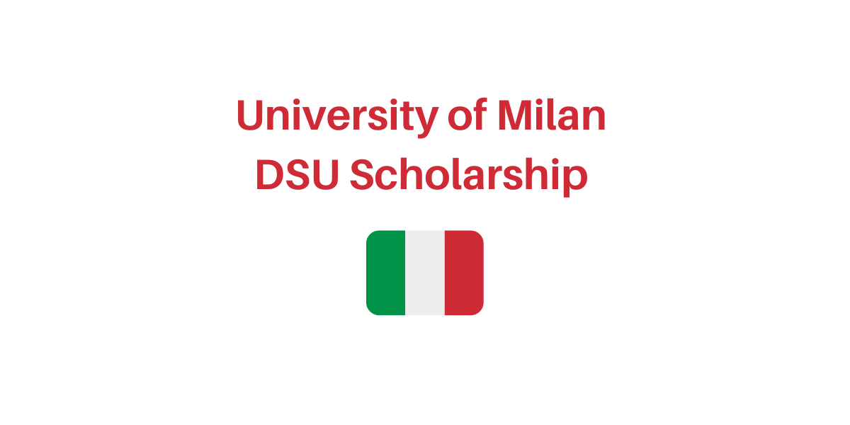 University of Milan DSU Scholarship