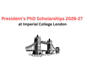 President’s PhD Scholarships 2026-27 at Imperial College London