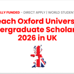Reach Oxford University Undergraduate Scholarship