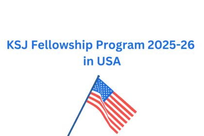 KSJ Fellowship Program 2025-26 in USA