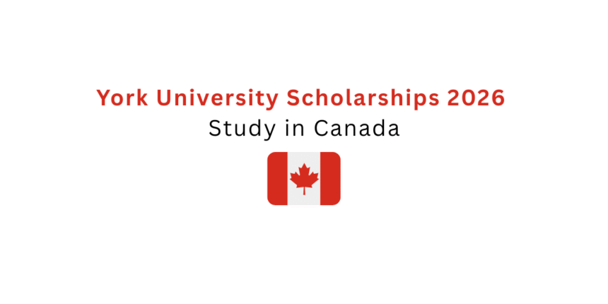 York University Scholarships 2026 - Study in Canada