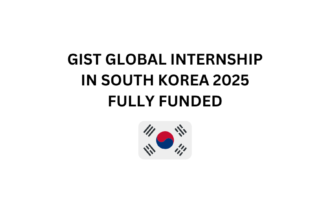 GIST Global Internship 2025 in South Korea | Fully Funded