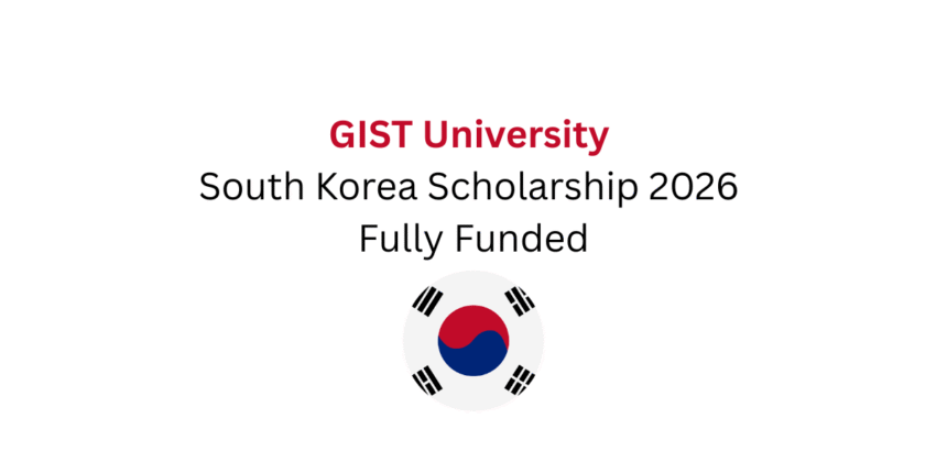 GIST University South Korea Scholarship 2026 - Fully Funded