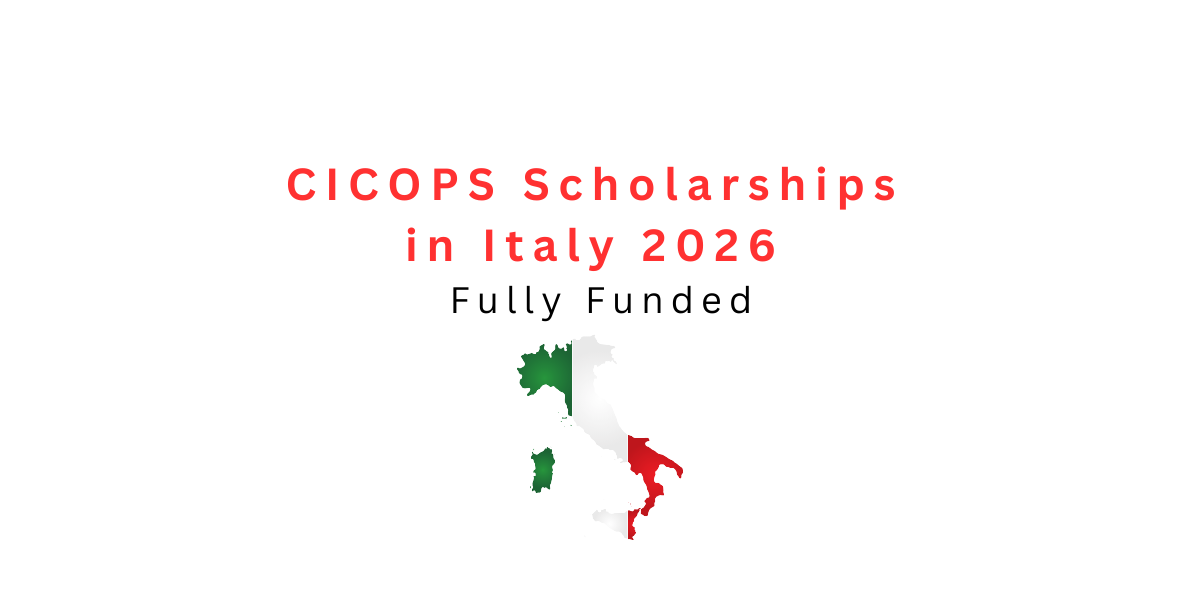 CICOPS Scholarships in Italy 2026 | Fully Funded