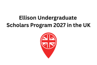 Ellison Undergraduate Scholars Program 2027 in the UK