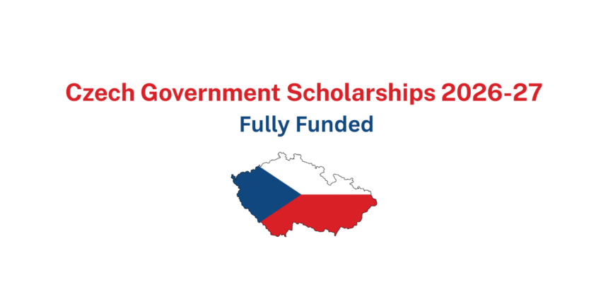 Czech Government Scholarships 2026-27 | Fully Funded