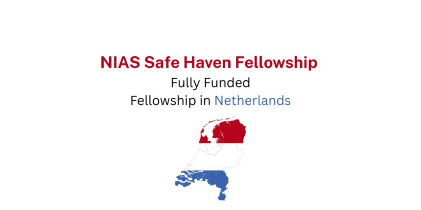 NIAS Safe Haven Fellowship | Fully Funded