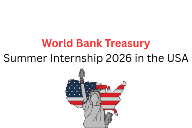 World Bank Treasury Summer Internship 2026 in the USA