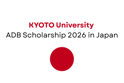 KYOTO University ADB Scholarship 2026 in Japan