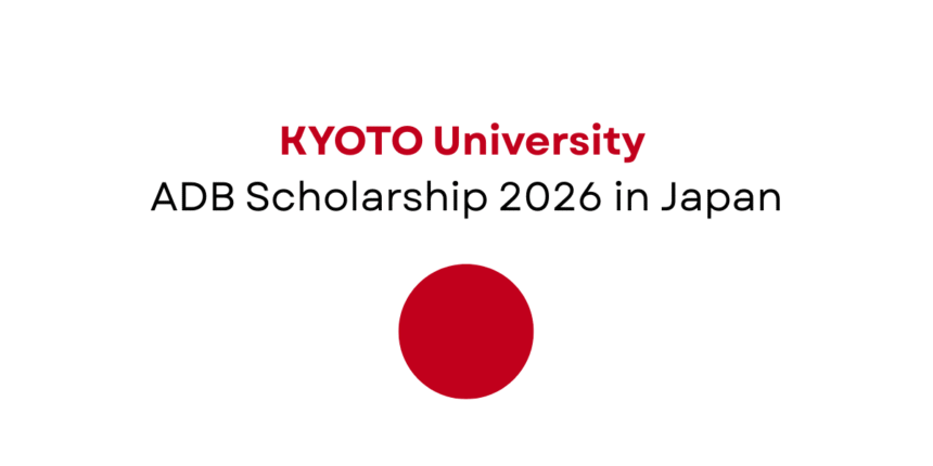 KYOTO University ADB Scholarship 2026 in Japan