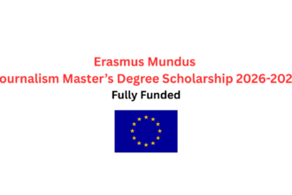 Erasmus Mundus Journalism Master’s Degree Scholarship 2026-2028