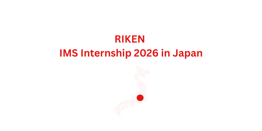 RIKEN IMS Internship 2026 in Japan