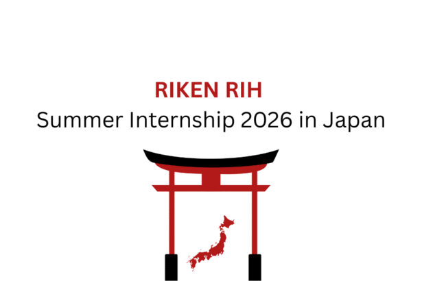 RIKEN RIH Summer Internship 2026 in Japan