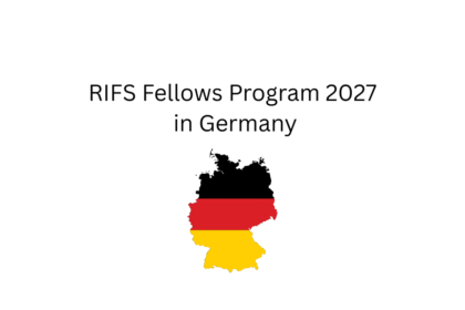 RIFS Fellows Program 2027 in Germany