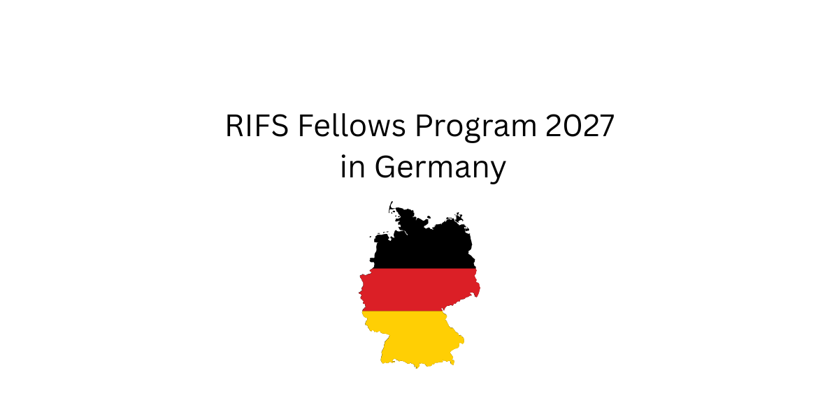 RIFS Fellows Program 2027 in Germany